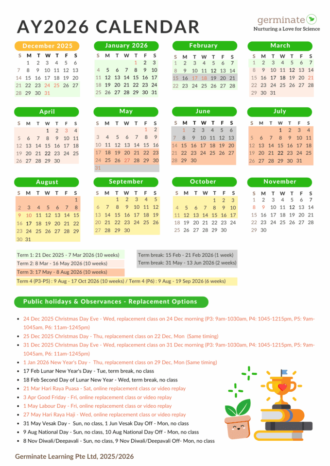 This is an image of Academic Calendar 2026