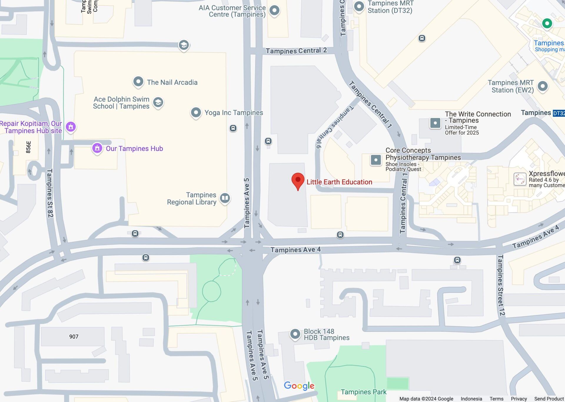 This is a image of Tampines Map