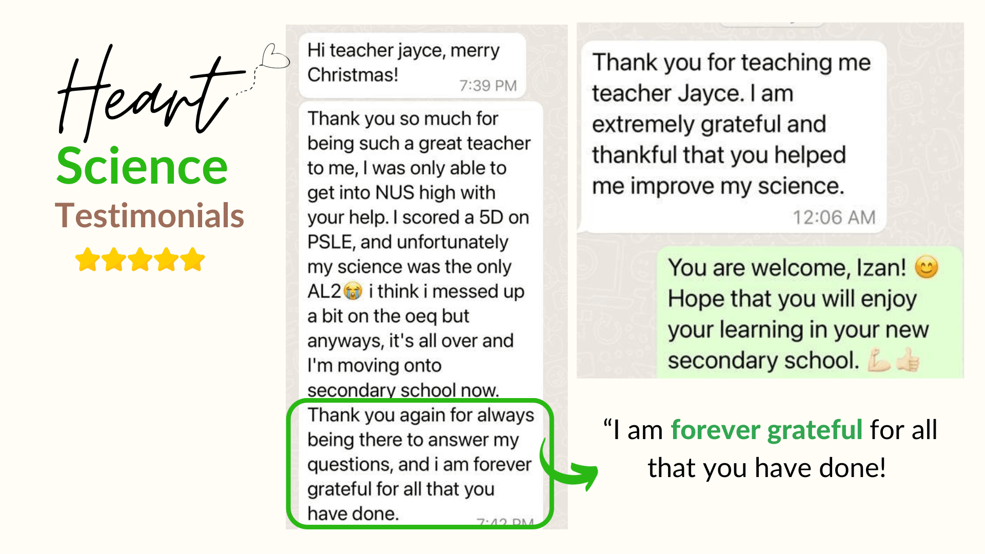 image of the 1 Testimonial