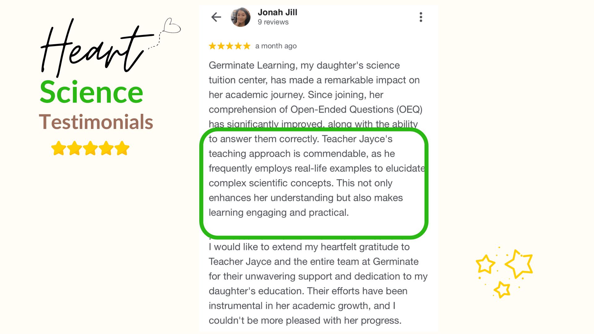 image of the 4 Testimonial