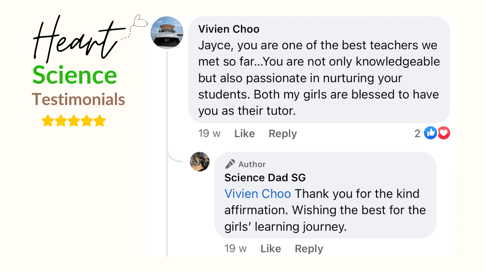 image of the 5 Testimonial