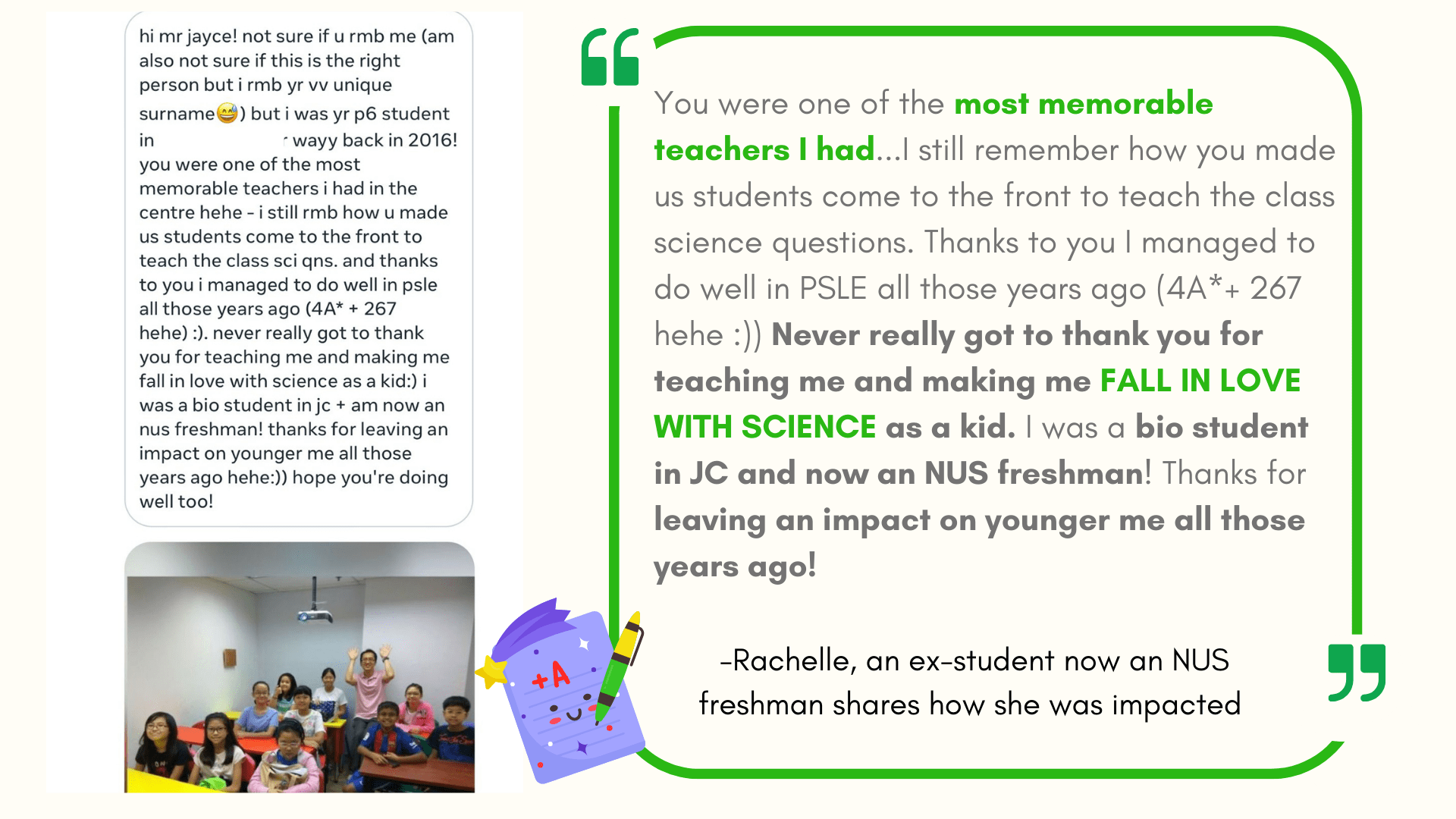 Image of Testimonial Rachelle
